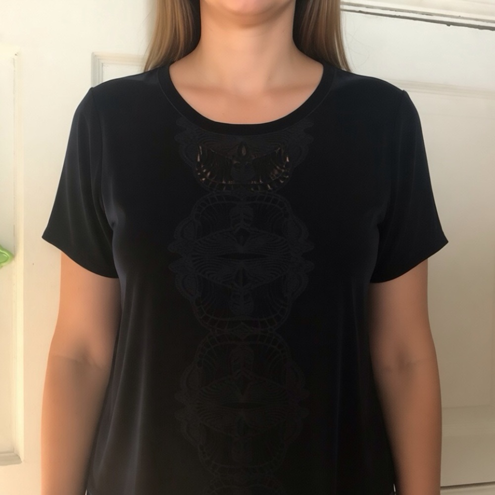Free People Burnout Velvet Shirt, Size Large